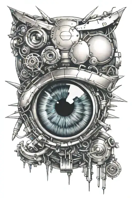 Animal Eye And Robot Eye