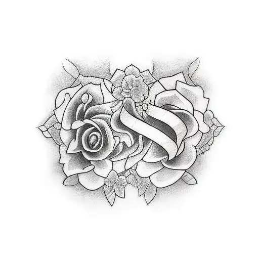 Mom Tattoo For Two Kids Born In April And December