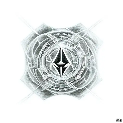 A Hacker Silhouette Reaching Out To Touch The Infinity Symbol