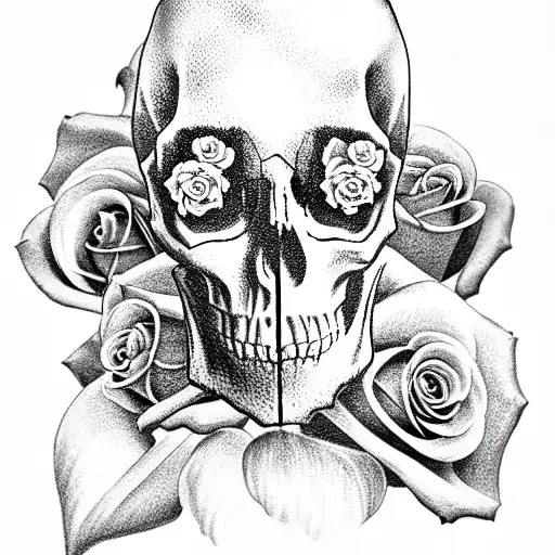 Skull And Roses