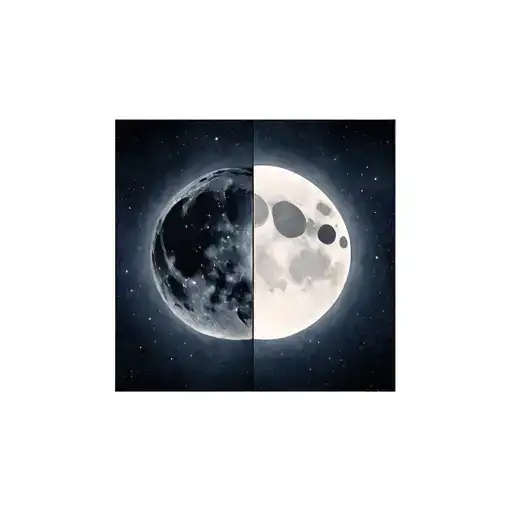 The Sun And The Moon Separately