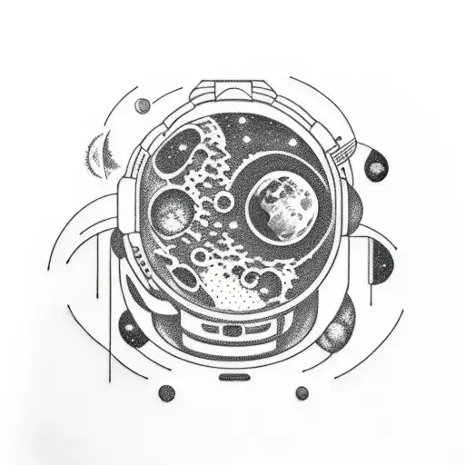 Astronaut Space Moon Earth