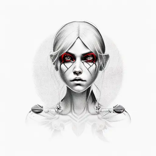 A Realistic Portrait Of The Client's Favorite Video Game Character