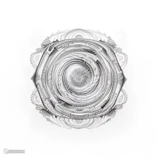 Spiral Ocean And Forest