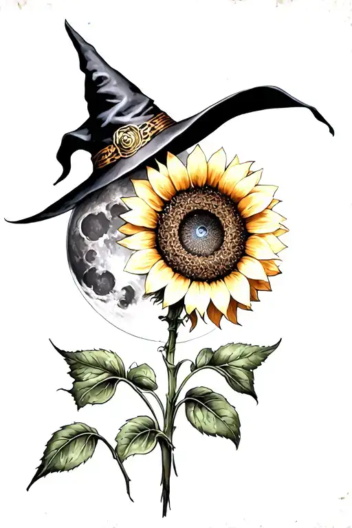 Witchy Sunflower Moon