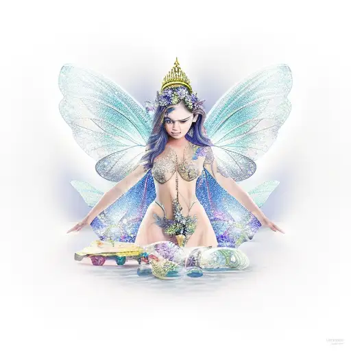 Fairy With Shiny Gems