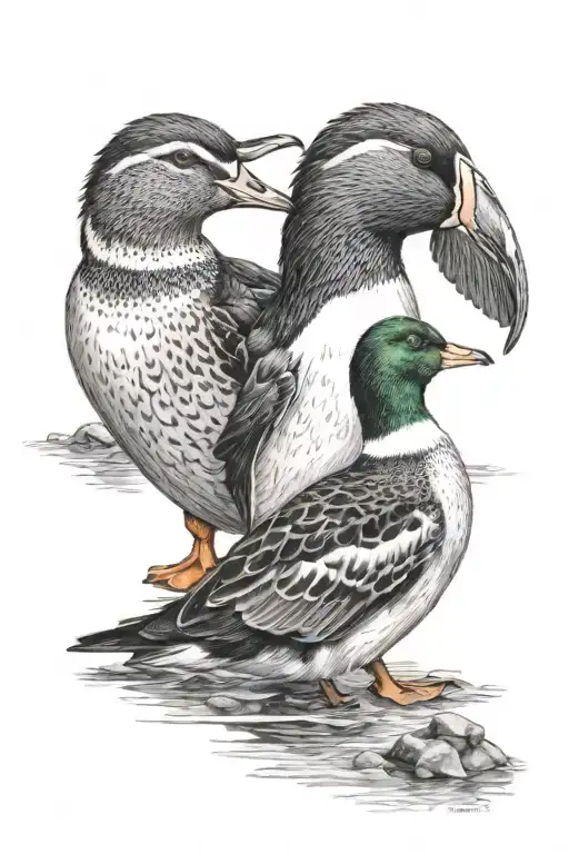 Duck And Penguin Bestfriends