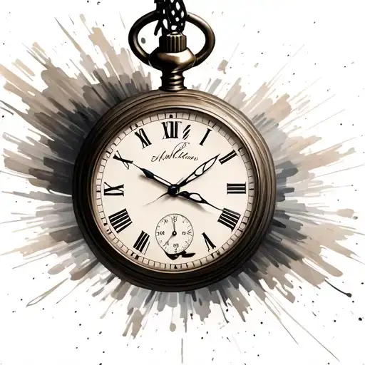 Pocket Watch Blurred Motion