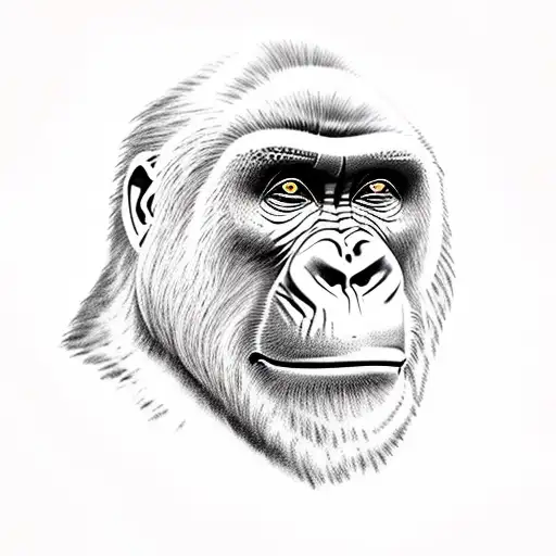 Gorilla And Rose With My Grandmal Name Cheryl