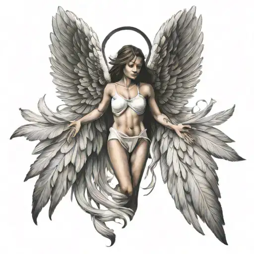 Faith Angel Wings Spread Wide