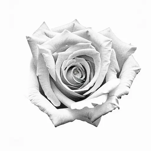 Rose With A Woman's Eyes And Parents Waking With A Kid On The Dads Shoulders