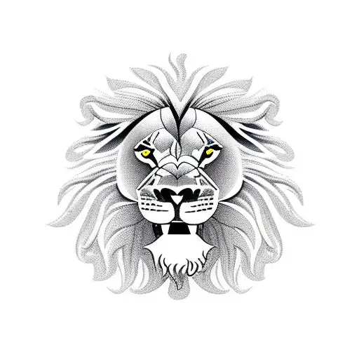 Lion With Basketball In Mouth