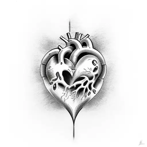 Heart Surrounded By Good Vs Evil
