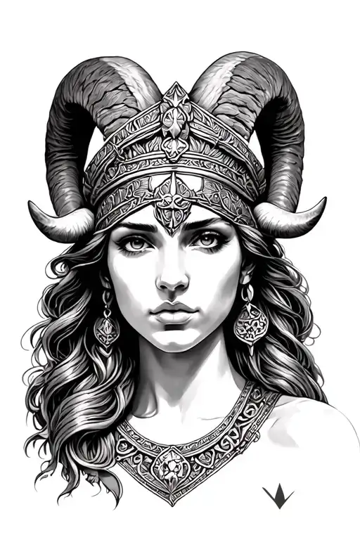 Aries Sexy Goddess Athena