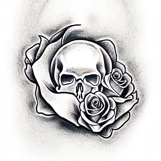 Skull And Roses