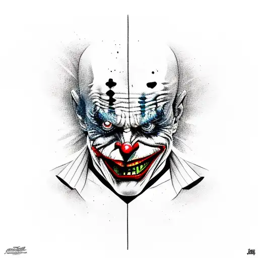 Joker Peaking From A Corner