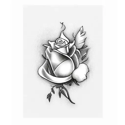 Cardinal With White Rose And Vintage Tea Cup And Book
