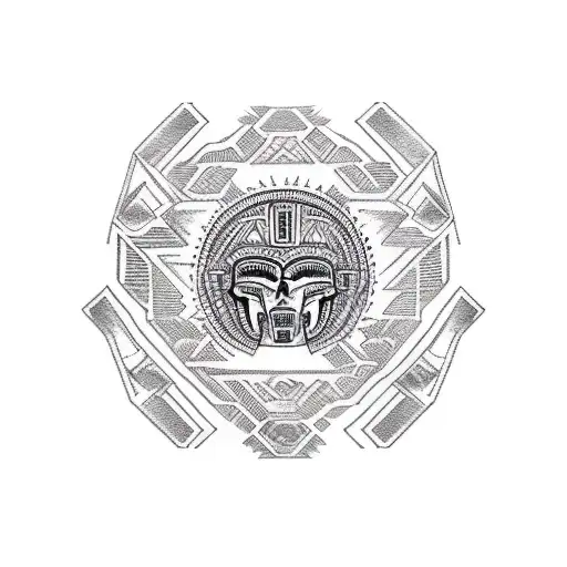 Aztec Tribal Shoulder