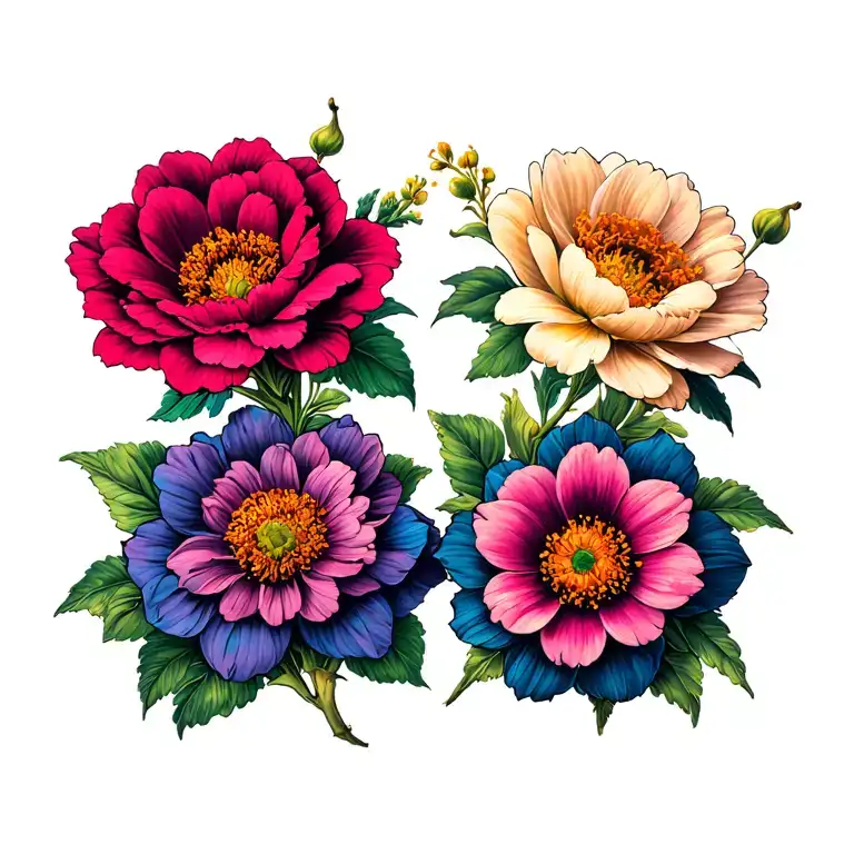 Victorian Style Flowers
