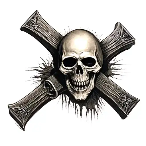 Incarcerated Reaper Cross Made