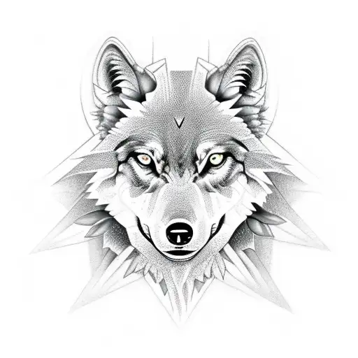 Hexagon Wolf Trees In Nature