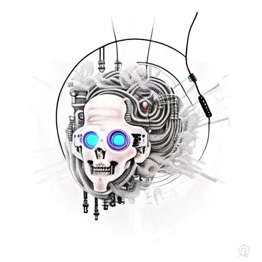 Dyonysus Cyberpunk Half Body With Wires