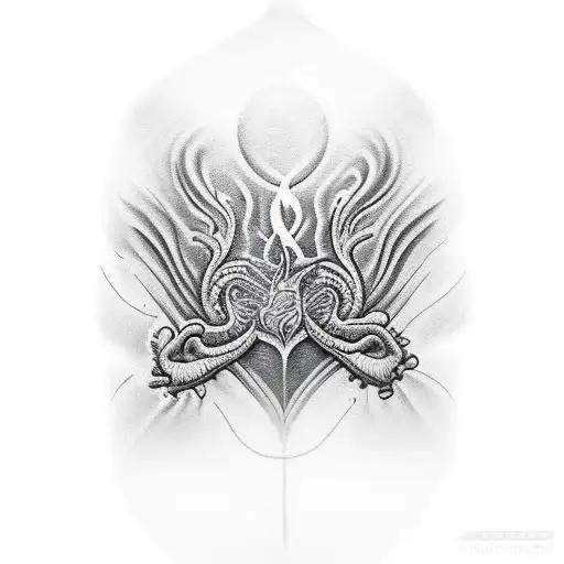 The Word Nvffnv On The Stomach