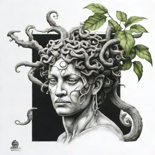 Statue Medusa Botanical