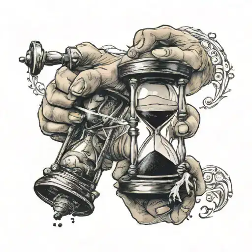 Hand And Hour Glass