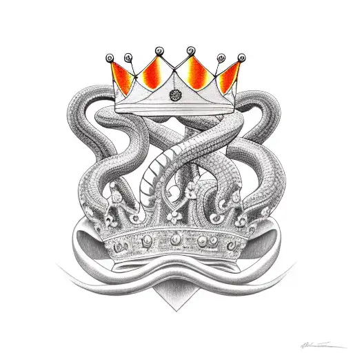 Snake Protect A Crown