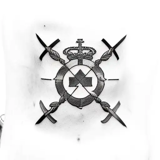 Greek Flag And Jesus