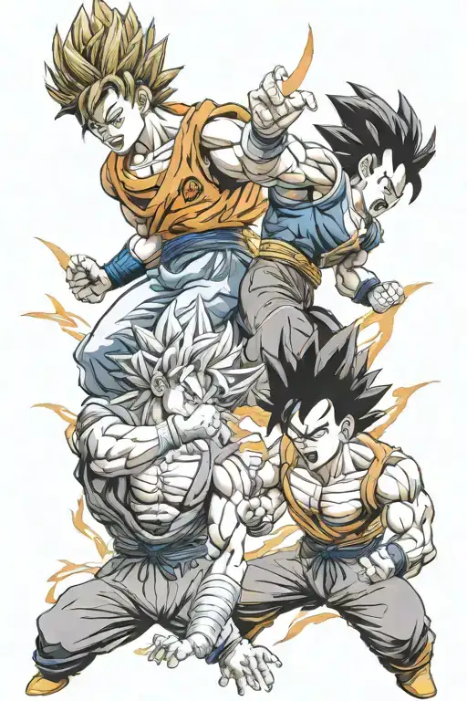 Goku Fights Vegeta