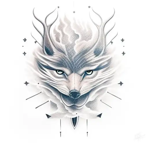 Clouds Mixing With Space And Lightnings