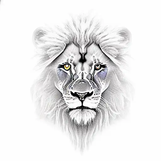 Achiles With Arch Angel Micheal Fused With A Lion