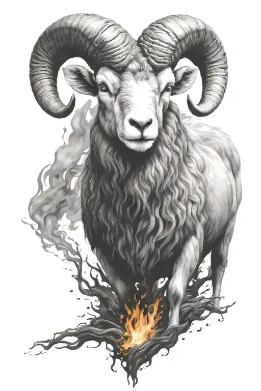 Ram In Fire Rising