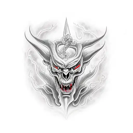 Demon Falling From Sky