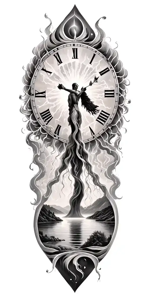 Rume And Lightining Storm And Time And Nature