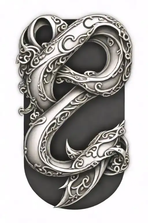 Infinity Symbol With Letters C & L