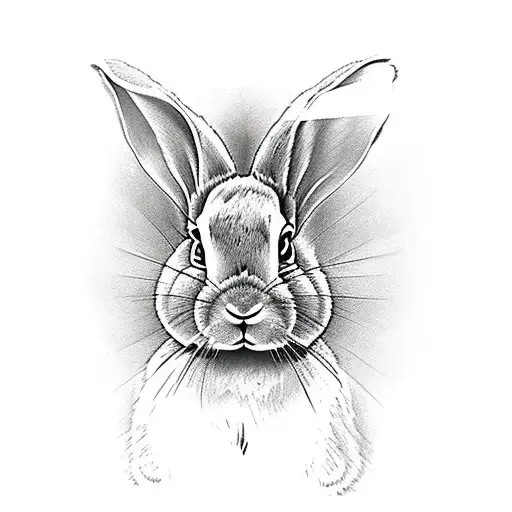 Rabbit With Four Leaf Clover