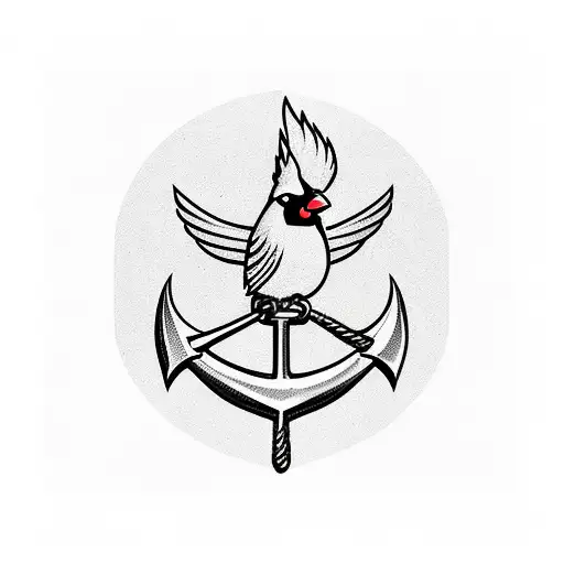 Anchor Cardinal Bird
