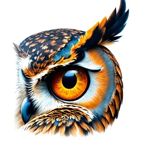Psychedelic Owl Eye