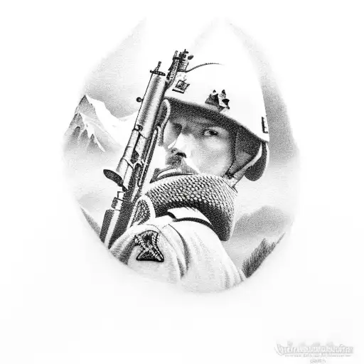 Soldiers In The Mountain