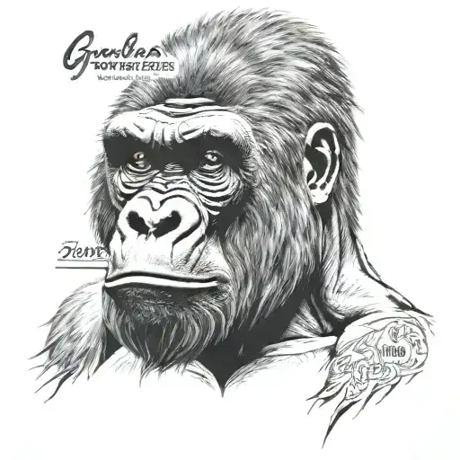 Gorilla With Psalms 91