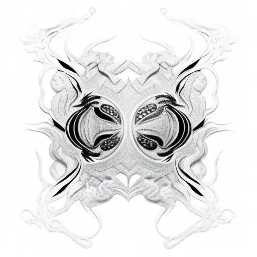 Spiderman And Venom In Yin And Yang Style