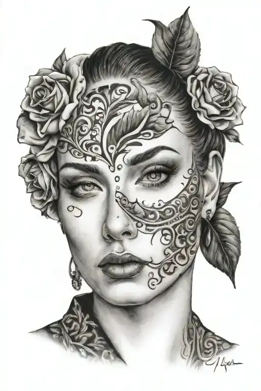 Renassaince Realism Female Face