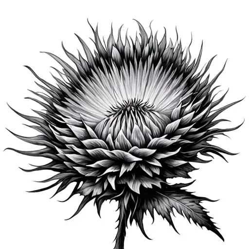 Thistle Black And Grey