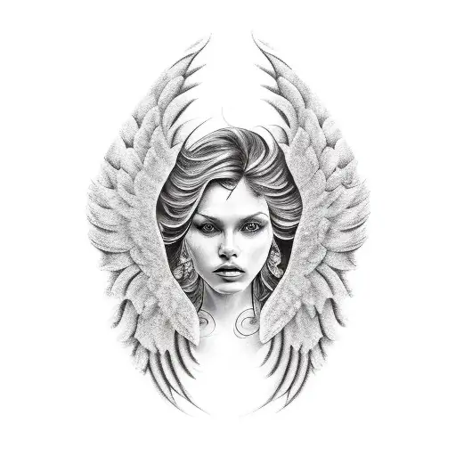 A Sensual Angel Wings