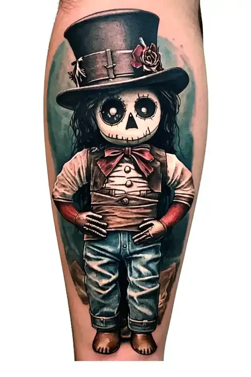 Voodoo Doll With Cylinder Hat