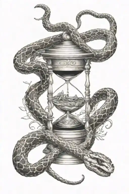 And The Death Of The Snake And The Hourglass