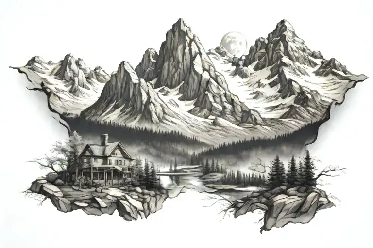 Mountain Skyline Made